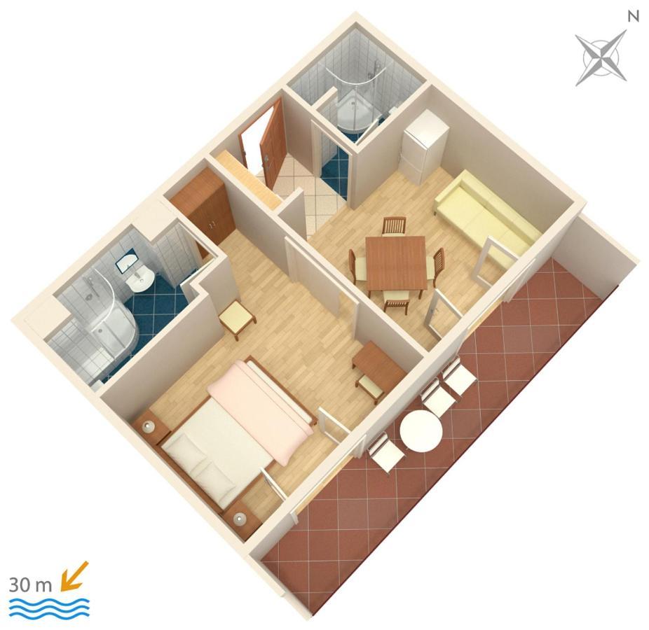 Apartments By The Sea Igrane, Makarska - 311 Exterior foto